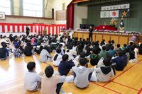 学年集会　in 体育館